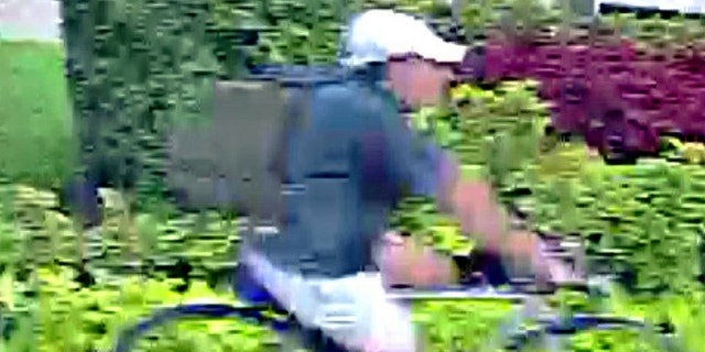 The gunman police are looking for who shot and killed Dr. Mark Hausknecht.