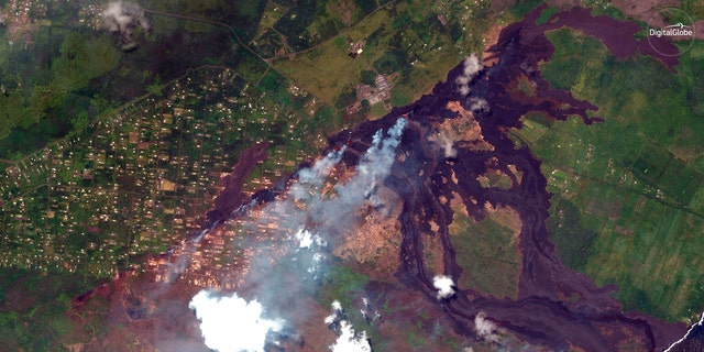 Satellite Photos Show The Before And After Of Hawaii Volcano S Destruction Fox News