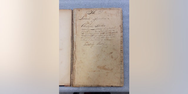 Hawkins was 70 years old when he wrote the journal in 1834 (Museum of the American Revolution)