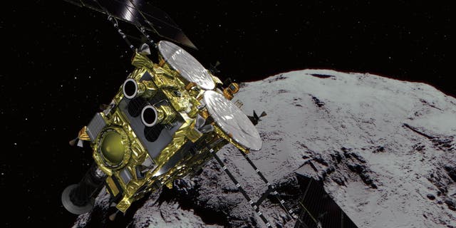 Illustration of Hayabusa 2 (JAXA)