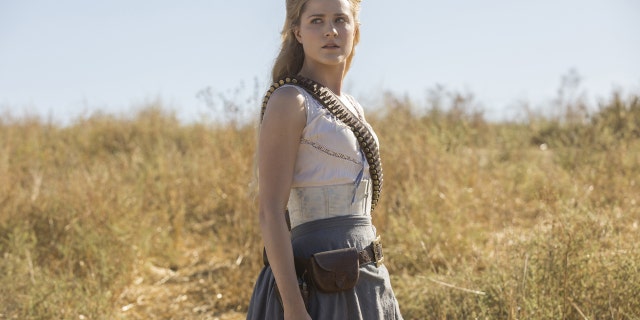 Evan Rachel Wood as Dolores in season 2 of "Westworld."