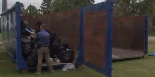 A mother and daughter found a severed head while cleaning along Lake Houston in Texas.
