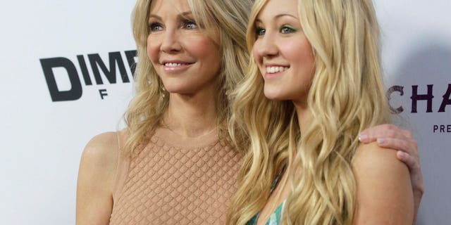 Actress Heather Locklear and her daughter Ava Sambora recorded a brief video amid the ongoing coronavirus pandemic.