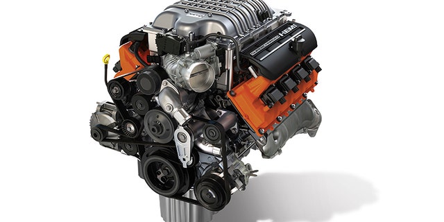 The new Mopar âHellcrateâ HEMI® Engine kit provides relatively simple âplug and playâ with the 6.2L supercharged Crate HEMI® Engine assembly (pictured), which is also available from Mopar.