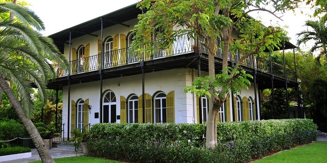 Ernest Hemingway's home in Key West, Florida.