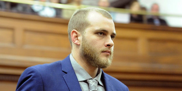 May 21, 2018: Henri van Breda arrives in the High Court in Cape Town, South Africa.