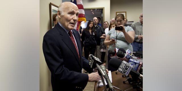 U.S. Sen. Herb Kohl, D-Wis. speaks at a news conference Friday, May 13, 2011, in Milwaukee. Kohl said he has decided not to run for re-election after serving in the U.S. Senate since 1989.