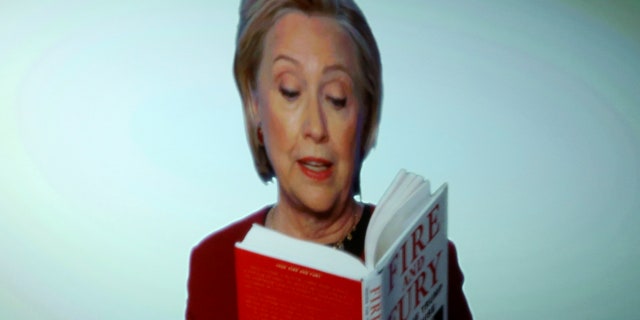 Hillary Clinton emerged from the woods of Chappaqua, New York to crack a joke at President Trump’s expense during Sunday night’s Grammy Awards.