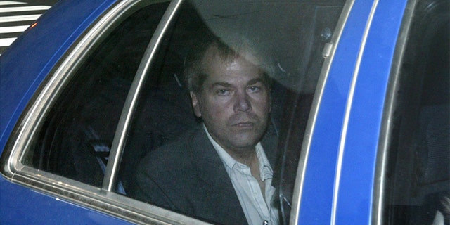 In this Nov. 18, 2003 file photo, John Hinckley Jr. arrives at U.S. District Court in Washington.