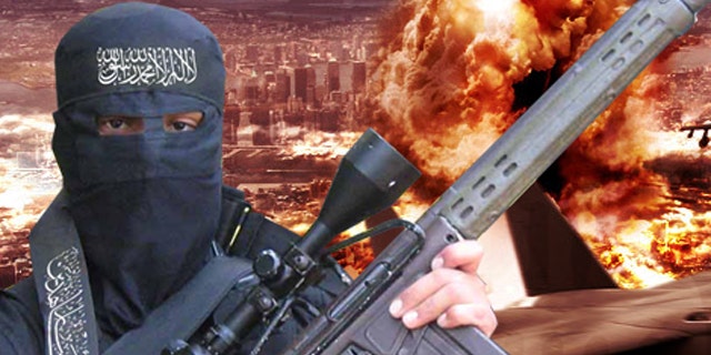 Shown here is an image from the Shumukh forum, an Al Qaeda-linked website.