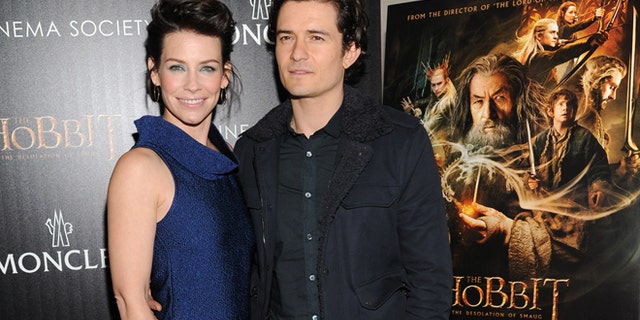 Dec. 11, 2013: Actors Evangeline Lilly and Orlando Bloom attend a special screening of "The Hobbit: The Desolation of Smaug" hosted by New Line Cinema and Metro-Goldwyn-Mayer Pictures with The Cinema Society in New York.