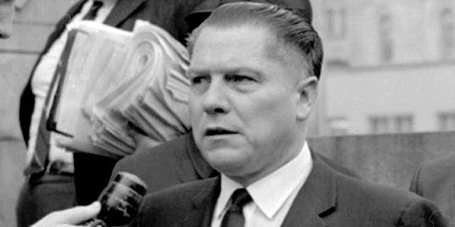 Labor leader Jimmy Hoffa, who was 62 at the time, disappeared in July 1975. He was declared legally dead in 1982. (AP)