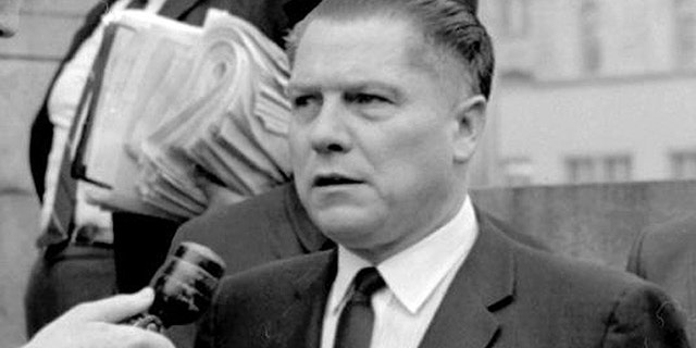 Labor leader Jimmy Hoffa, who was 62 at the time, disappeared in July 1975. He was declared legally dead in 1982. (AP)