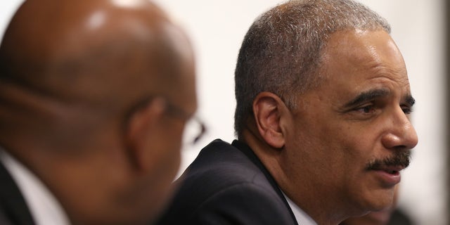 Jan. 15, 2015: U.S. Attorney General Eric Holder participates in the Building Communities of Trust roundtable discussion in Philadelphia.