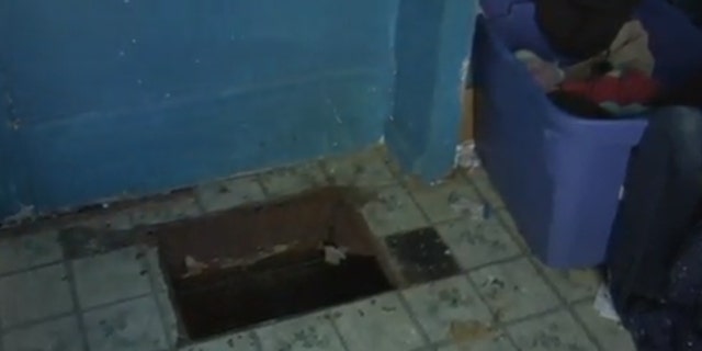 The girl's mother told FOX2 she would cover the hole in the floor, and wasn't sure how it got uncovered.