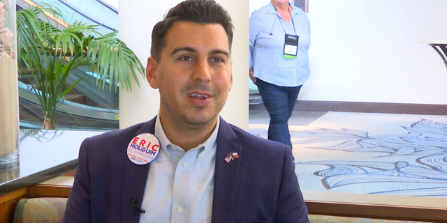 Democratic candidate 30-year-old Eric Holguin will also be running in June and November. He aims to rally energized Democrats who want to see change.