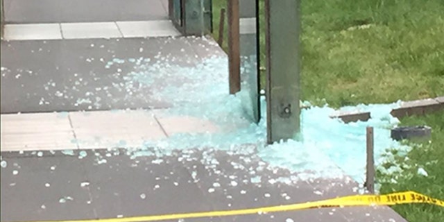 The memorial had been vandalized less than two months ago, according to police.