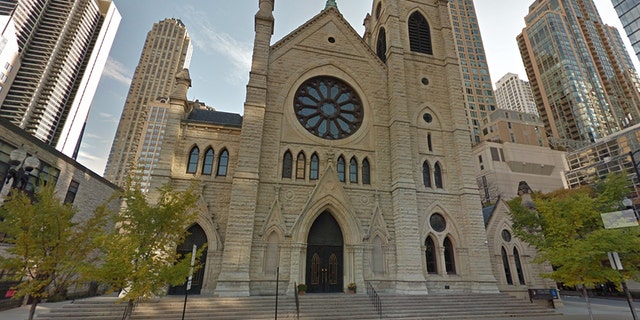 The Holy Name Cathedral in Chicago.