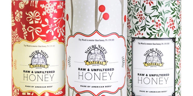 16 oz. Raw and Unfiltered Honey gift tines