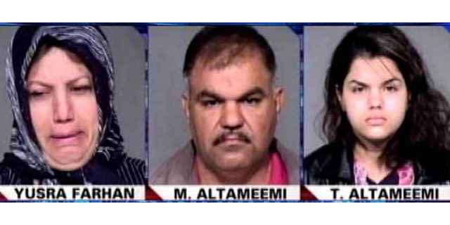 In 2012, the mother, father and sister of 19-year-old Aiya Altameemi were charged with beating her because she refused an arranged marriage to an older man.