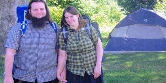 Newly married Joshua Boyle and Caitlan Coleman shortly before heading to Afghanistan where they were held captive for five years.