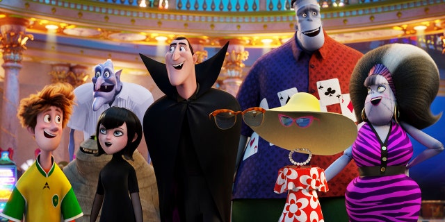 This image released by Sony Pictures Animation shows a scene from "Hotel Transylvania 3: Summer Vacation." (Sony Pictures Animation via AP)