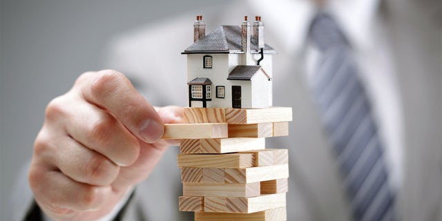 house on Jenga