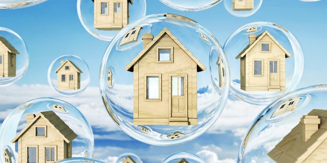houses in bubbles