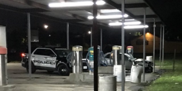 Houston police say a mother tried to burn her three children alive at a car wash on Sunday night.