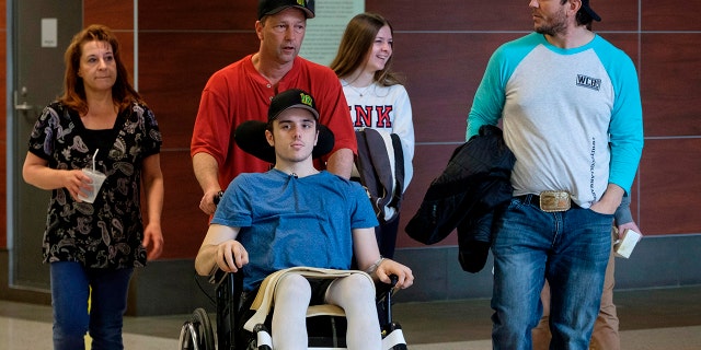 Ryan Straschnitzki was paralyzed following a bus crash that killed 16 people. He is scheduled to fly to Philadelphia on Wednesday to continue treatment.