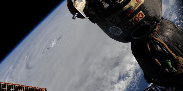 Hurricane Earl is photographed by astronaut Douglas Wheelock aboard the International Space Station on Tuesday, Aug. 31, 2010.