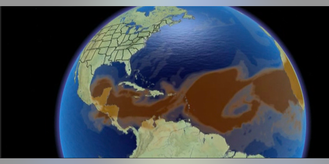 Saharan dust clouded Gulf Coast communities this summer. Hot and dusty air from from Saharan dust can temporarily stop storms from forming.