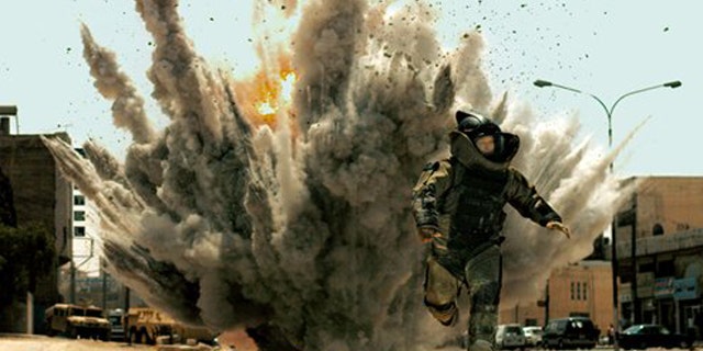 In this film publicity file image released by Summit Entertainment, Jeremy Renner is shown in a scene from, "The Hurt Locker."