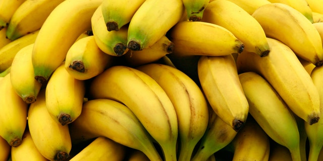 This is a close-up of bananas.