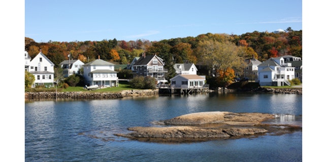 Boothbay Harbor town in Maine.