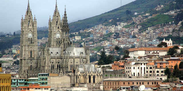 La Basilica del Voto Nacional, Quito, Ecuador