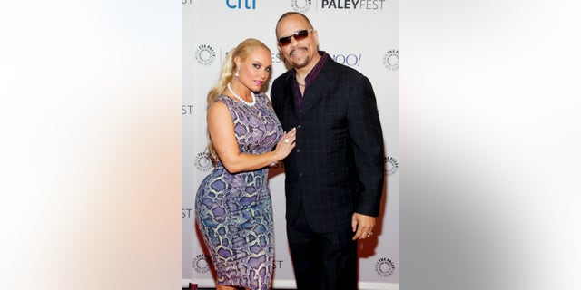 Coco and Ice T have been together for 20 years and have one daughter together, Chanel, and he has two children from previous relationships. Pictured in 2014 