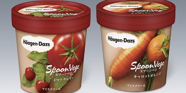 Spoon Vege is a vegetable flavored ice cream debuting next month.