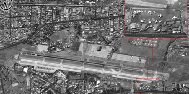 Maharabd base, one of the Syrian airfields where Iranian personnel are stationed, according to the IDF.