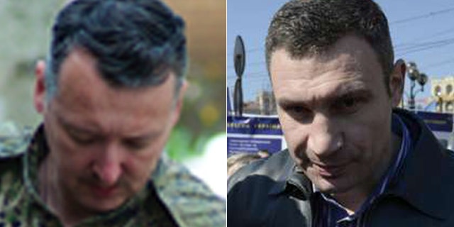 Separatists led by Igor Strelkov, (l.), gunned down an ally of Kiev Mayor Vasili Klitschko, (r.), in an incident that is likely to inflame Ukraine's volunteer militias. (Jamie Dettmer, Reuters)
