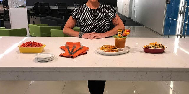 Celebrity chef Anne Burrell debuts some of the dishes from her new Cheetos-inspired pop-up restaurant. The Spotted Cheetah is open only this week in New York.
