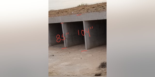 Another theory suggested the agents fell to their death. The culvert was 8 feet 8 inches high.