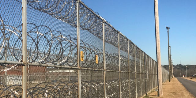 Inmates use cell phones to coordinate deliveries of cell phones and drugs. Some people throw contraband in bags over fences like these or use drones to deliver illegal items. Columbia, SC.