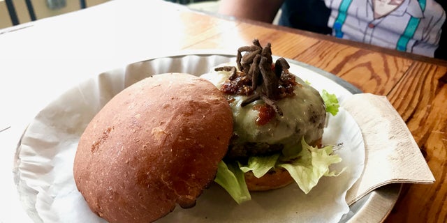 “I hope it tastes good,” said patron Mark Christmann right before taking a bite. “I mean it could be strange. I’d be alright with that. But as long as it doesn’t taste slimy or, like, overly crunchy.”