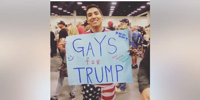 Trump supporter Nestor Moto, Jr.