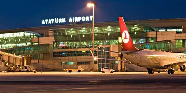 Ataturk Airport is shown.
