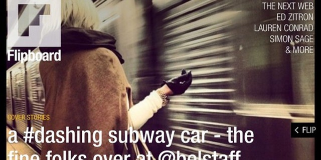 On Flipboard, your social media feeds share the spotlight with Internet news of your choice.