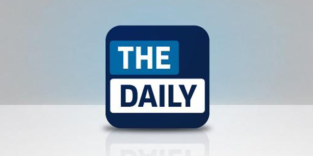 The newly launched website for iPad-only news service The Daily.
