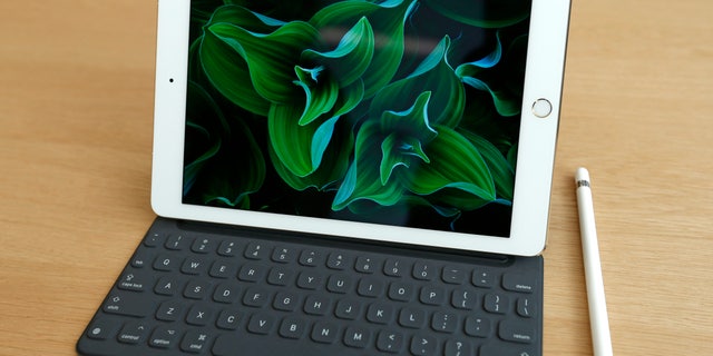 The new iPad Pro is seen on display during an event at the Apple headquarters in Cupertino, California March 21, 2016. (REUTERS/Stephen Lam)