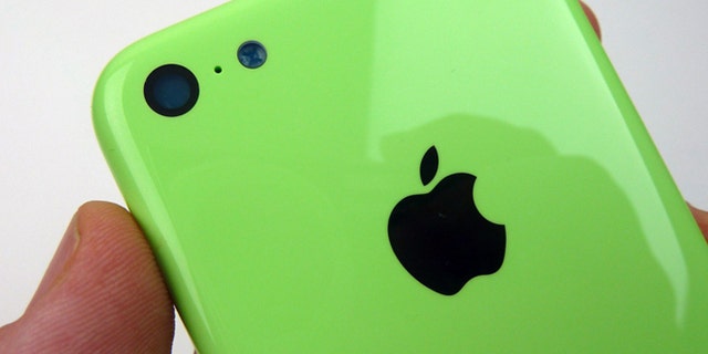 The brightly colored housing of an iPhone 5C -- according to <a href="http://www.sonnydickson.com/2013/08/11/gallery-green-iphone-5c-back-housing/">Apple enthusiast Sonny Dickson</a>.